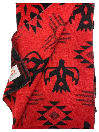 Buffalo Cross Blanket – Red Eagle