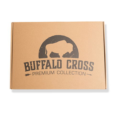 Buffalo Cross Blanket – Burgundy Canyon