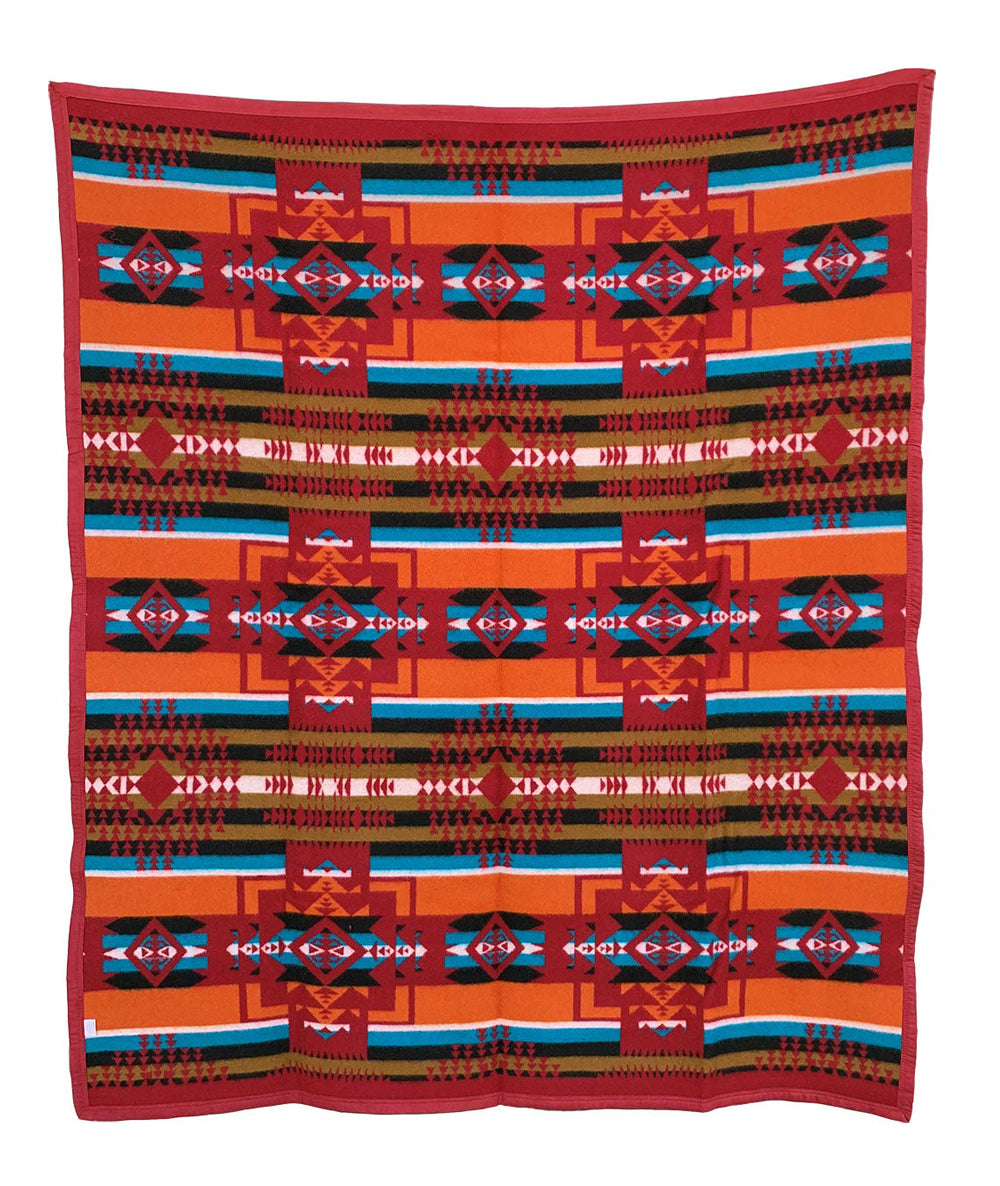 Boy Chief Blanket – Ochre Red -WL