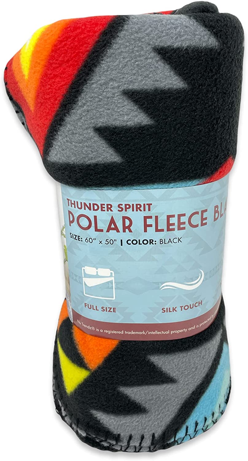 Black Thunder Spirit Polar Fleece Blanket