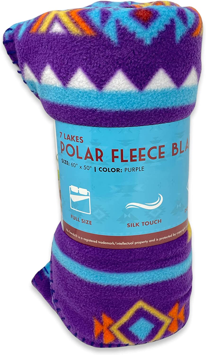 Purple Thunder Spirit Polar Fleece Blanket